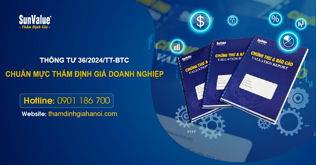 thẩm định giá doanh nghiệp, chuẩn mực định giá công ty, thông tư 36/2024, bộ tài chính