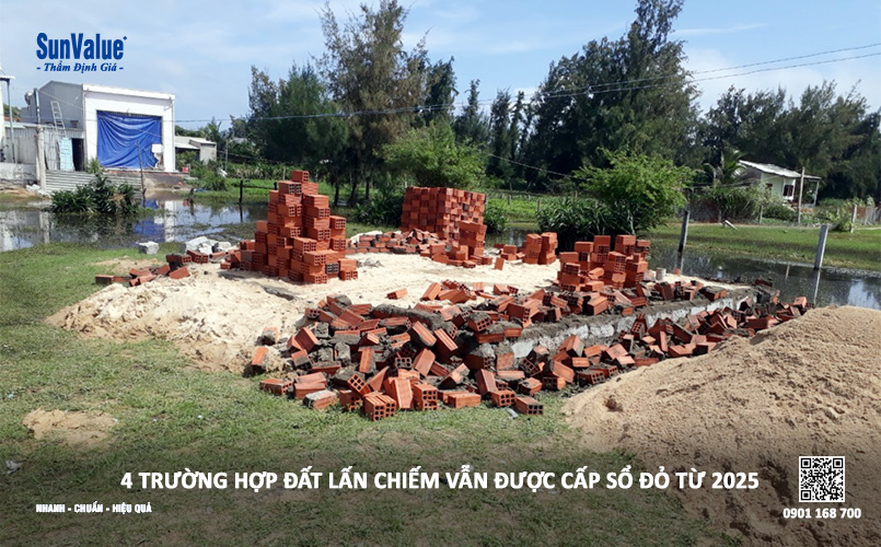 đất lần chiếm, cấp sổ đỏ, thẩm định giá đất, quy định luật đất đai 2024